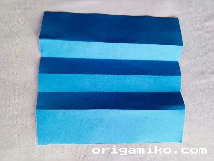 Origami speed boat step 3 d