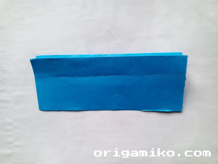 Origami speed boat step 3 f