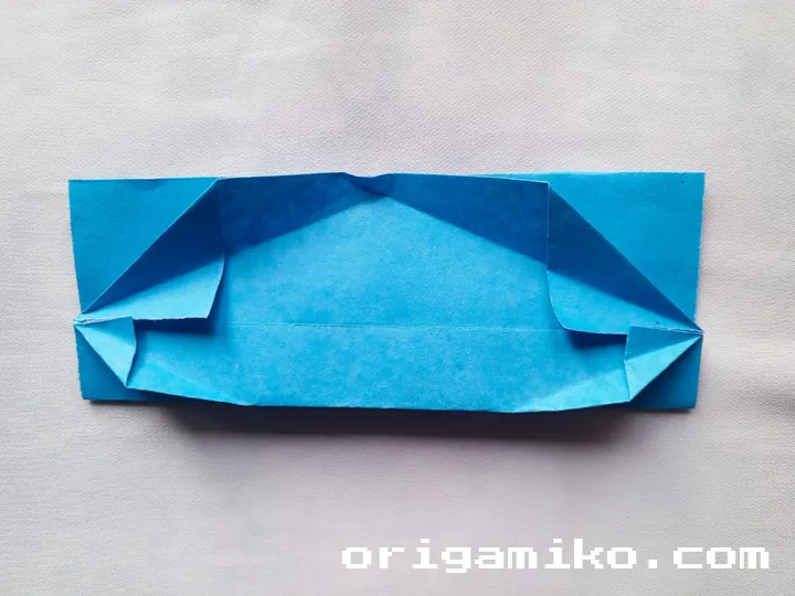Origami speed boat step 4 b