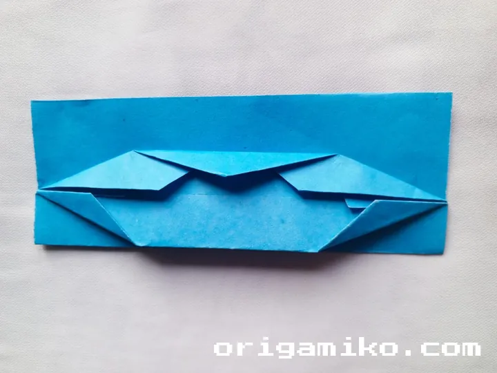 Origami speed boat step 4 c