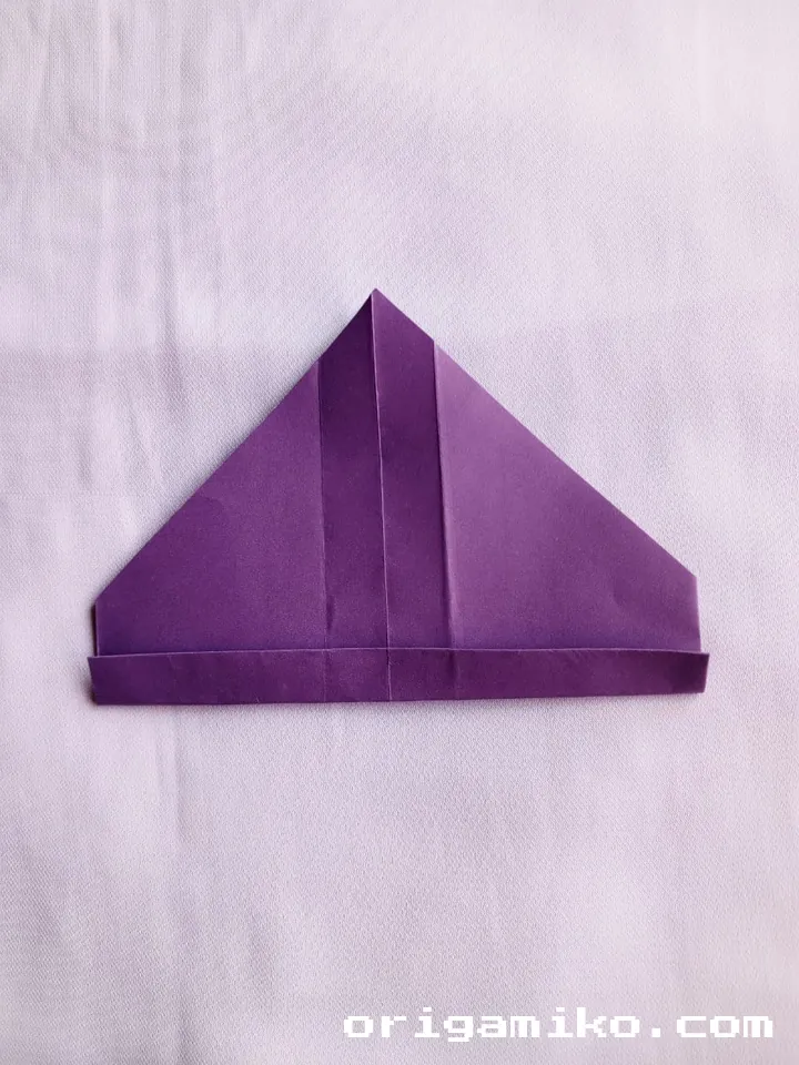 Origami suitcase step 3 f