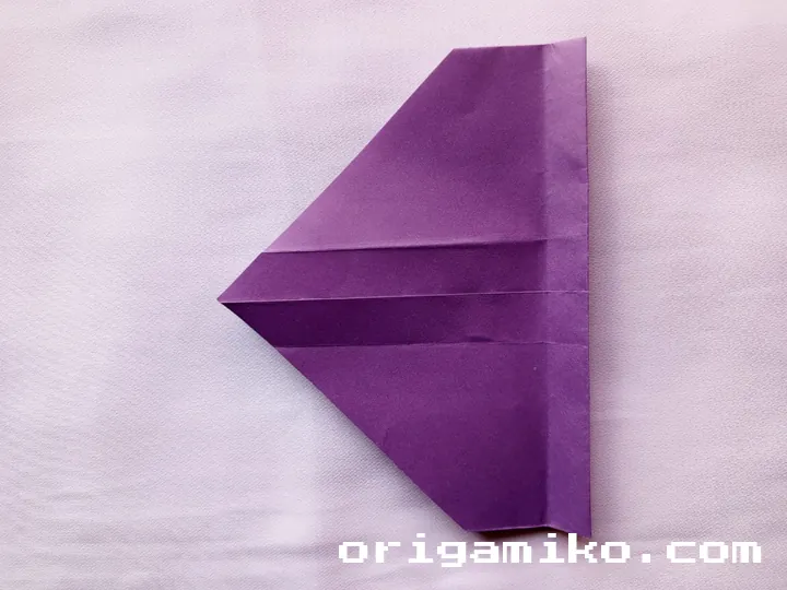 Origami suitcase step 3 h