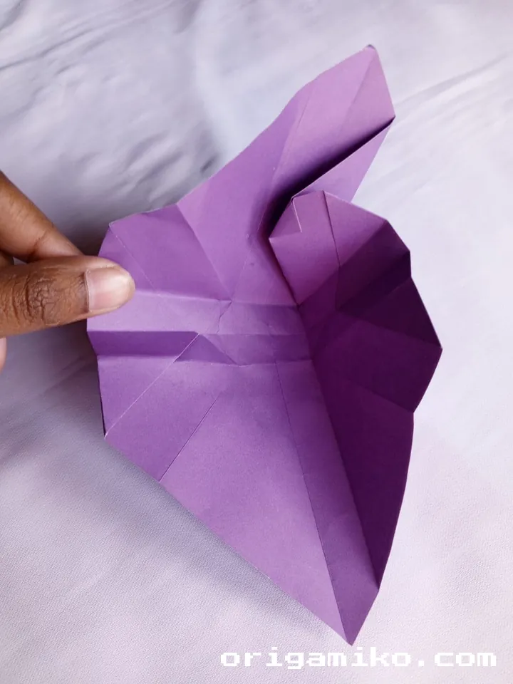 Origami suitcase step 4 h