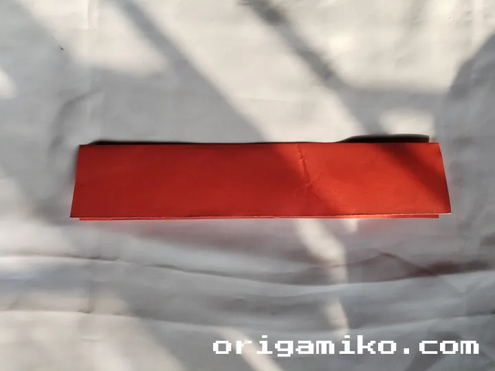 Origami sword step 2 a