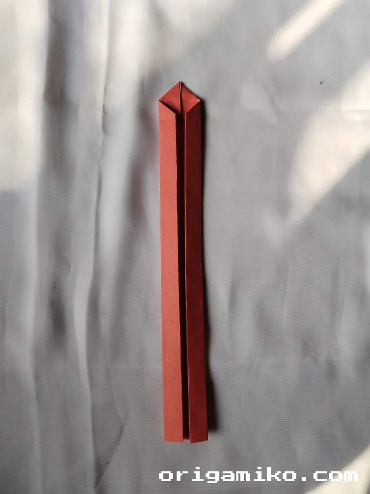 Origami sword step 3 b