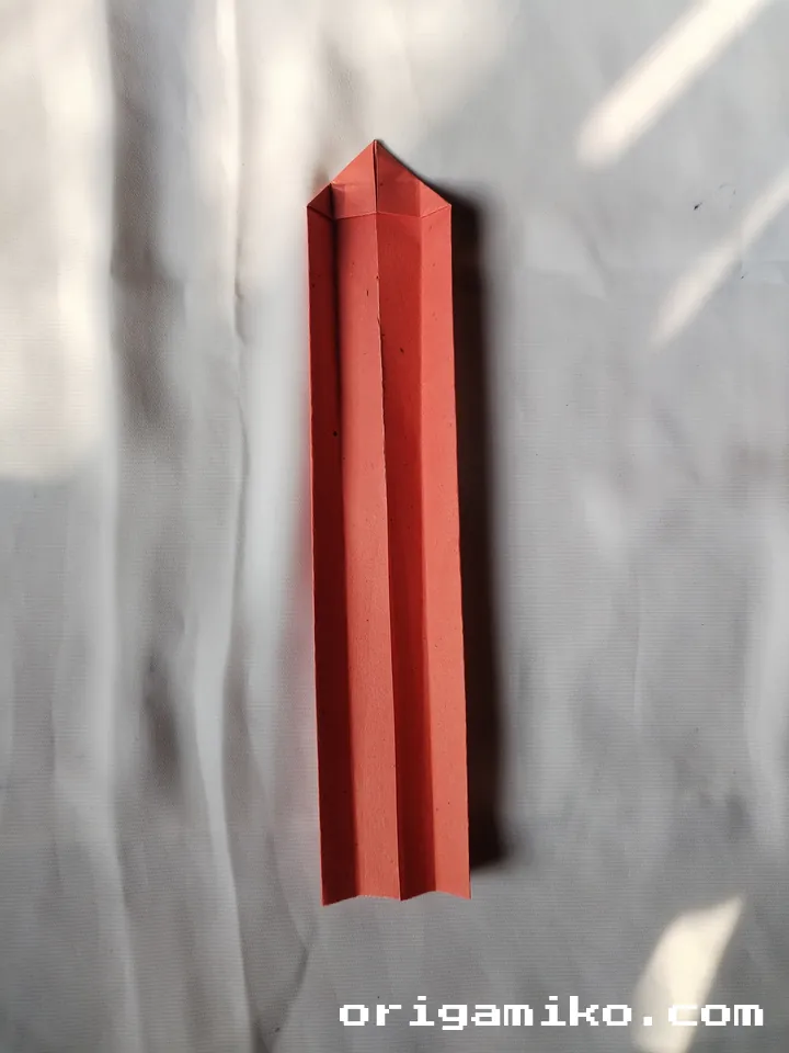 Origami sword step 3 c