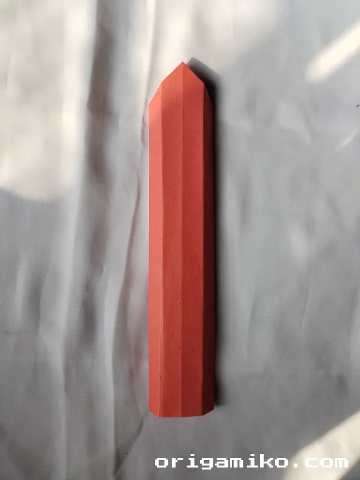 Origami sword step 4 a