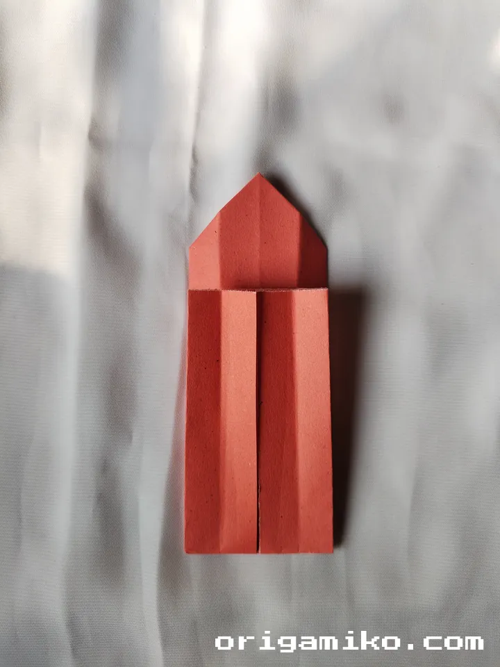Origami sword step 4 b