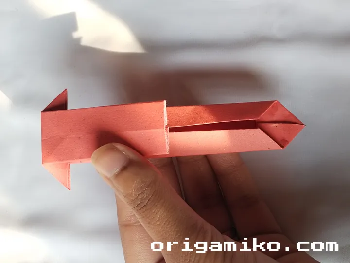 Origami sword step 6 c