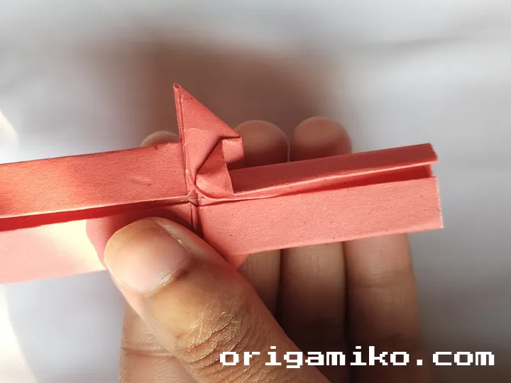 Origami sword step 7 a