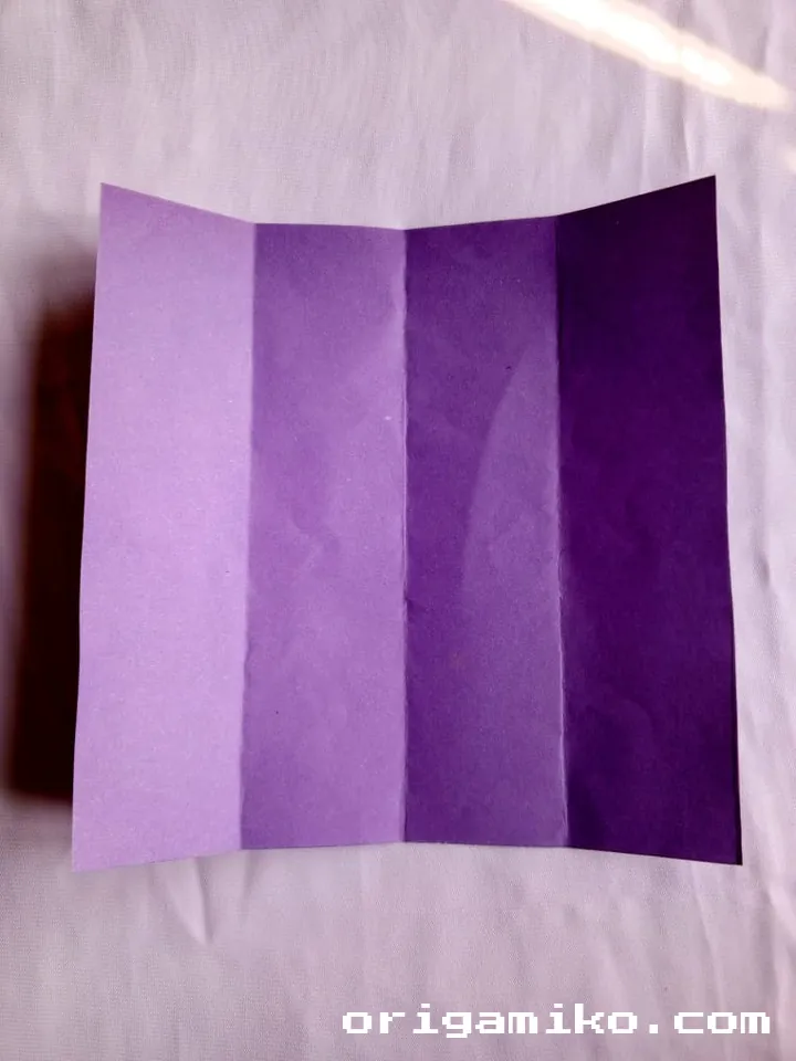 Origami tea cup step 2 d