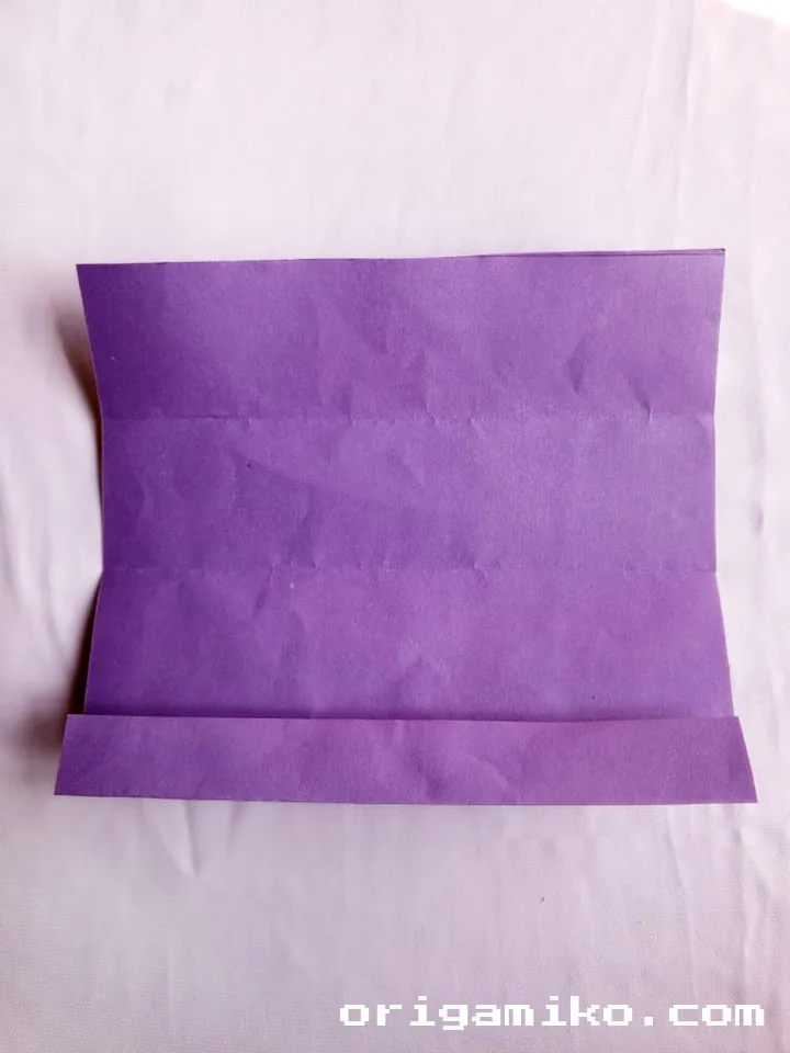 Origami tea cup step 3 a