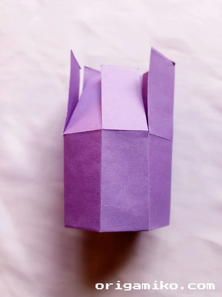 Origami tea cup step 6 b