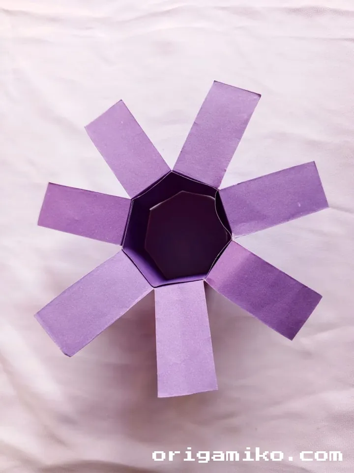 Origami tea cup step 6 c