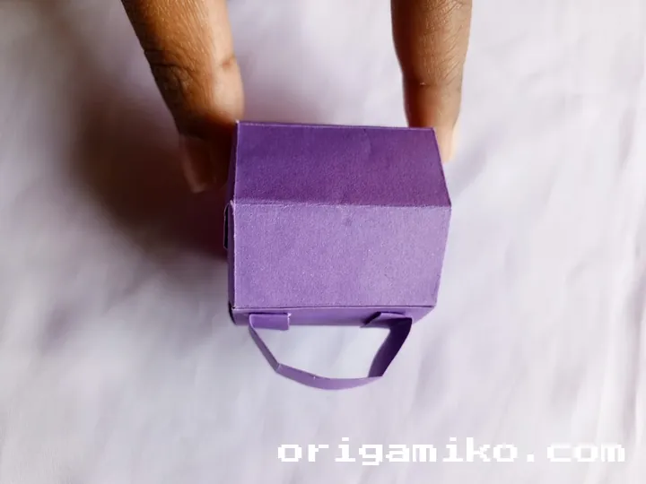 Origami tea cup step 7 e