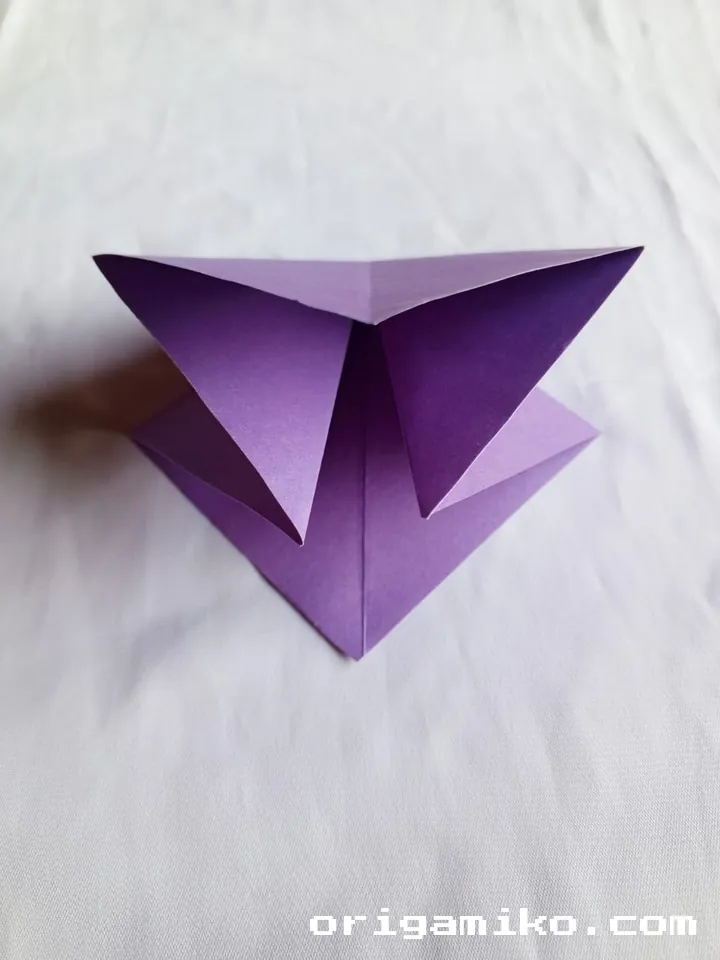 Origami tea pot step 3 d