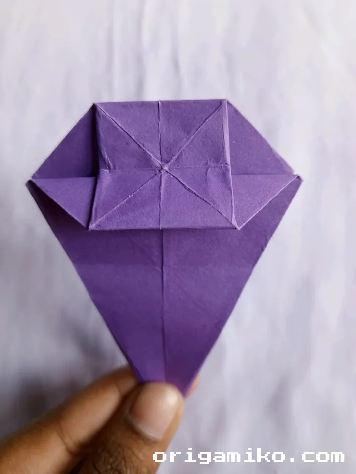 Origami tea pot step 5 c