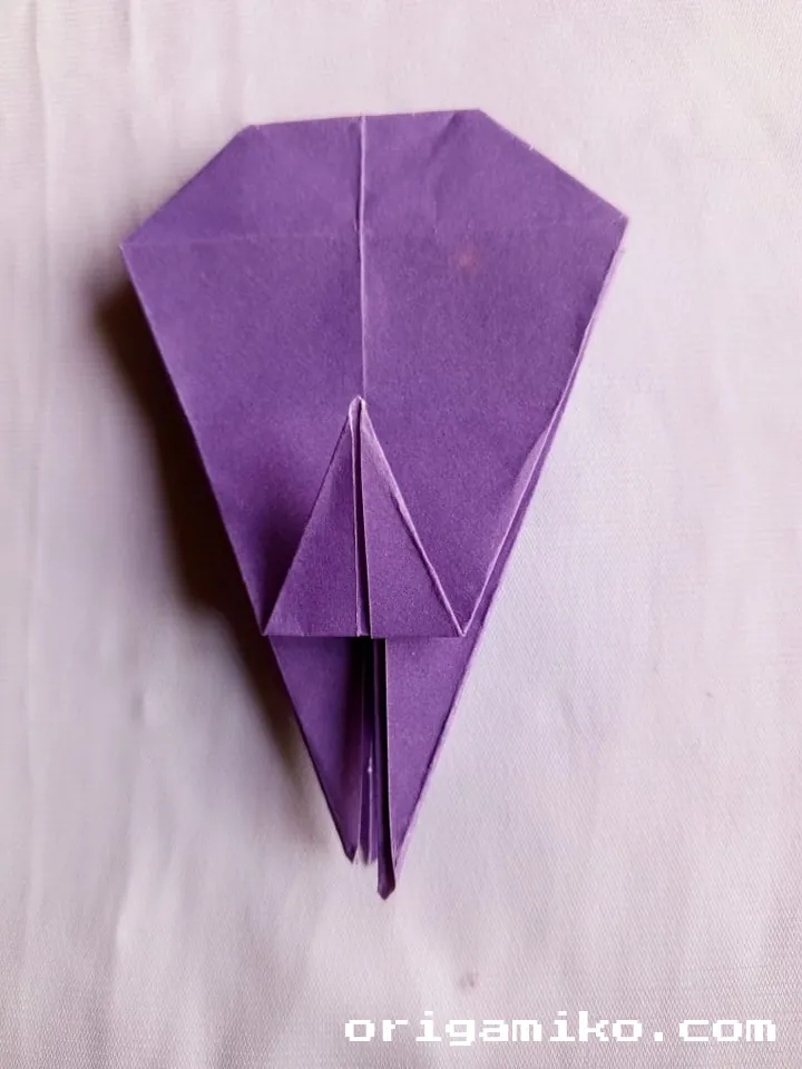 Origami tea pot step 5 e
