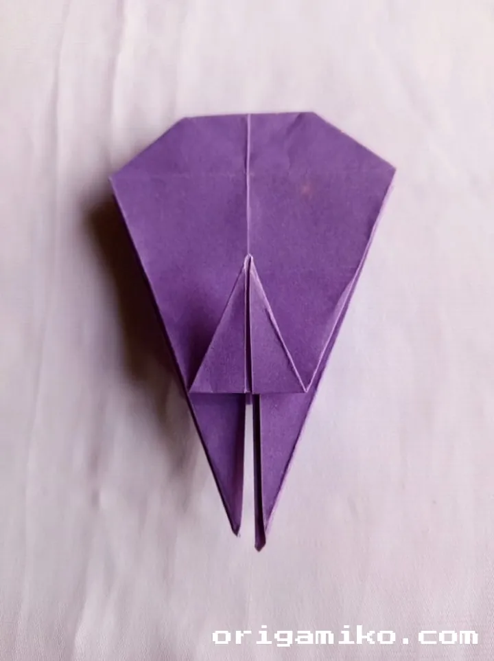 Origami tea pot step 5 f