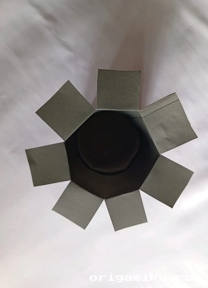 Origami top hat step 5 a