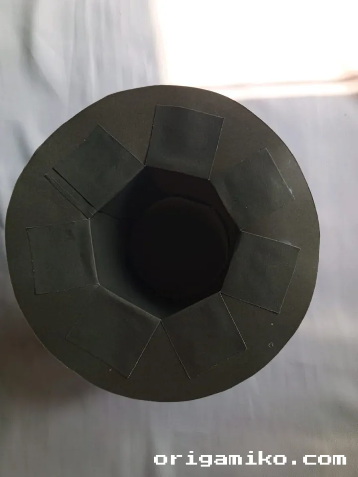 Origami top hat step 6 a
