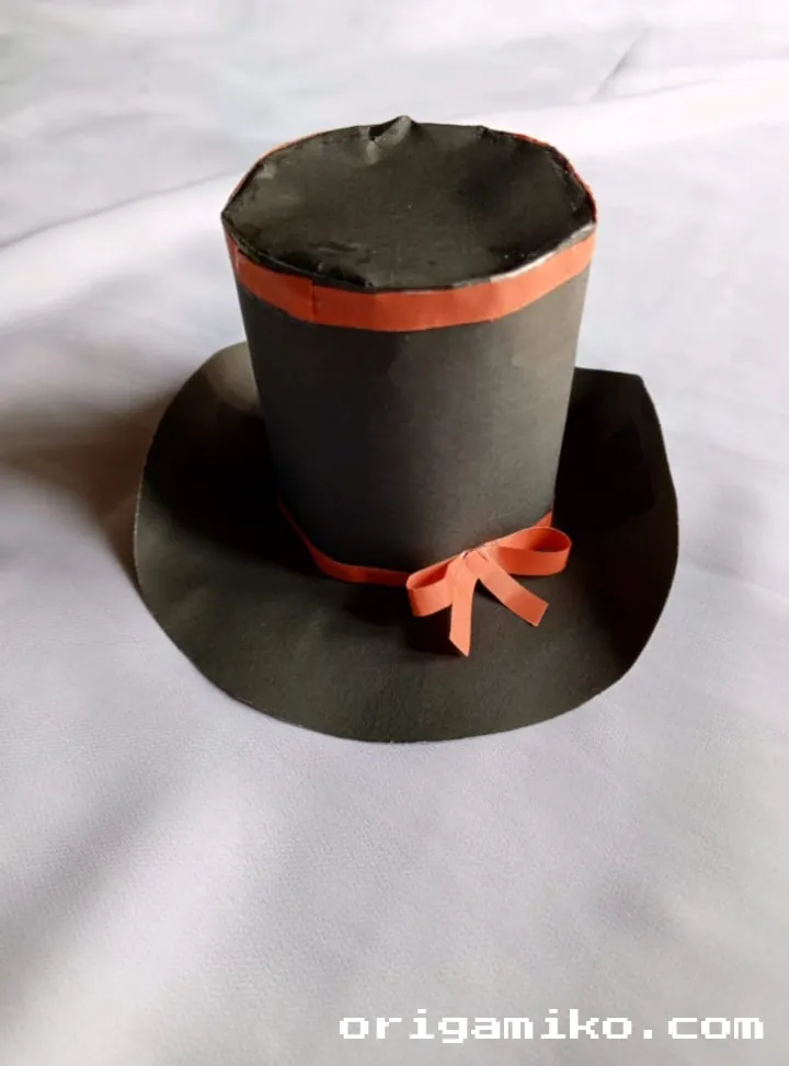Origami top hat step 6 b