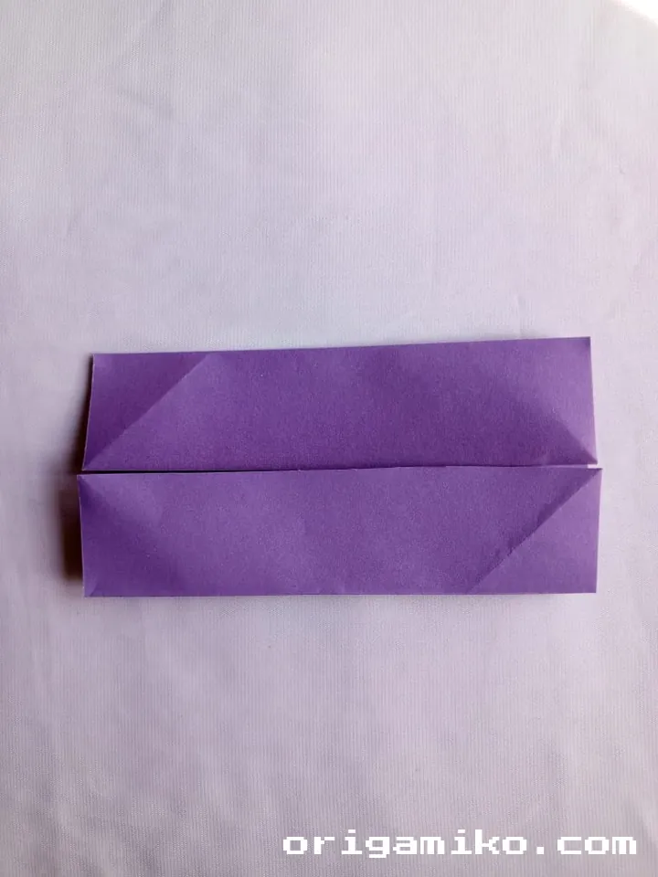 Origami yacht step 2 c