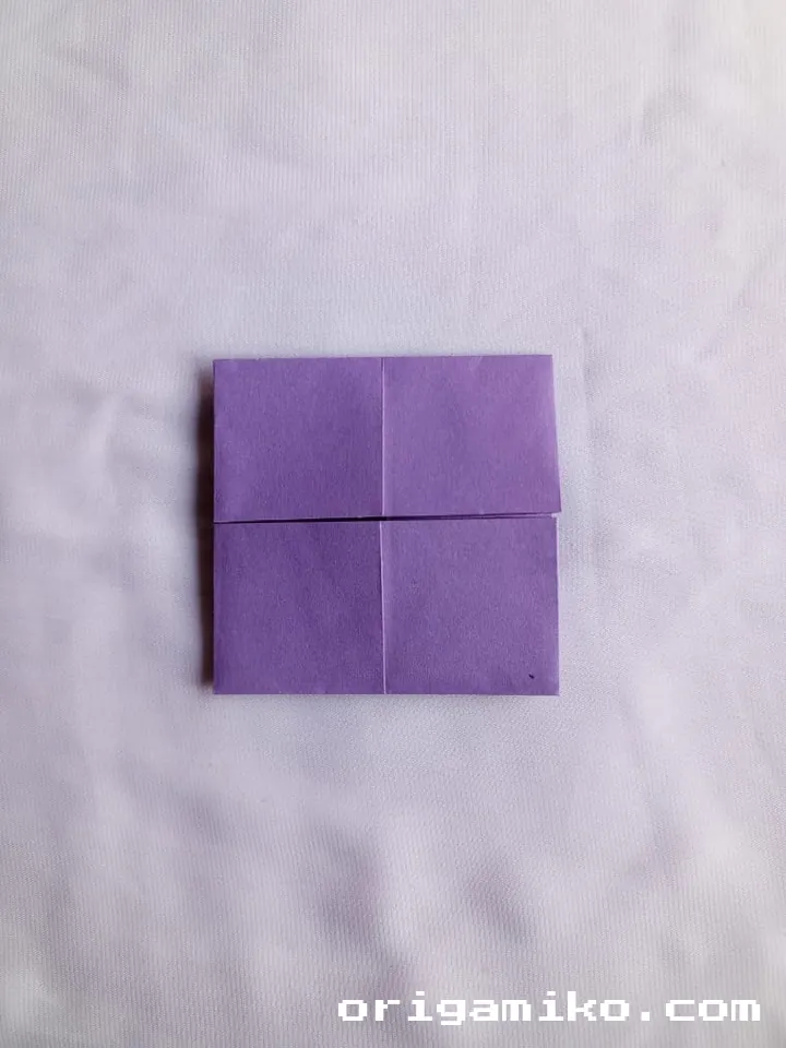 Origami yacht step 3 a