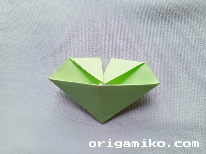 Sticky note heart step 4 b