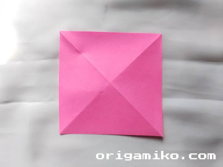 Sticky note rose step 2 c