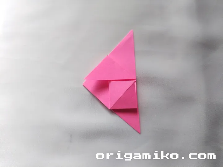 Sticky note rose step 3 e