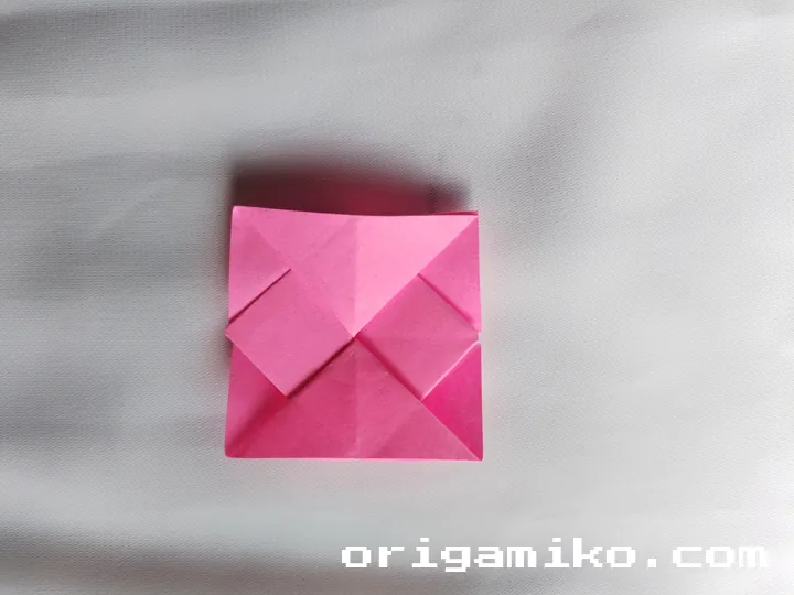 Sticky note rose step 4 c