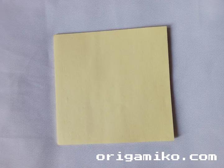 Sticky note tree step 1