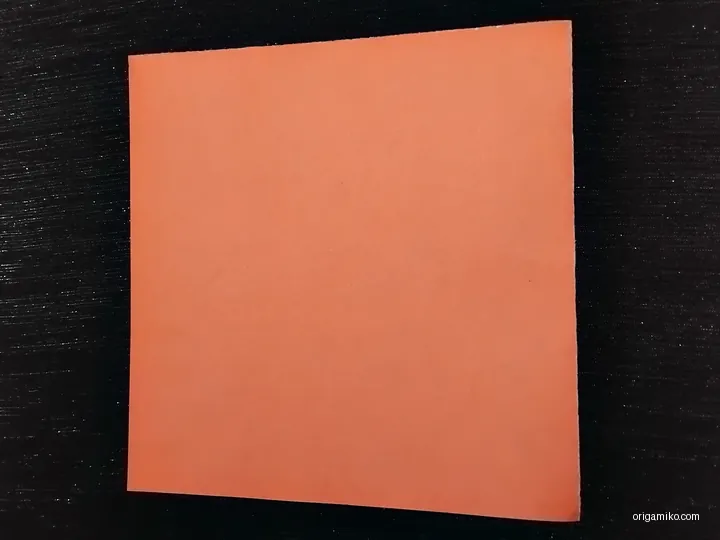 Origami 3D cube step 1