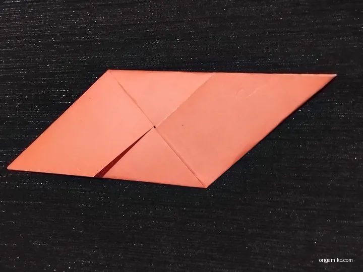Origami 3D cube step 3 d