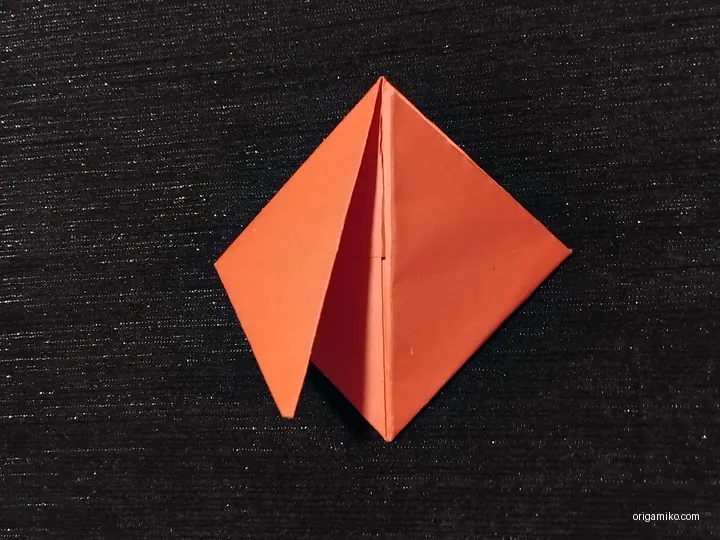 Origami 3D cube step 3 e