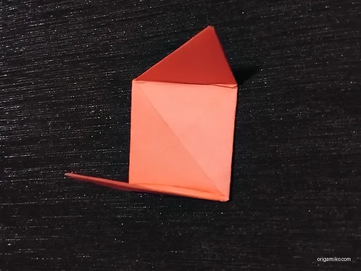 Origami 3D cube step 3 f