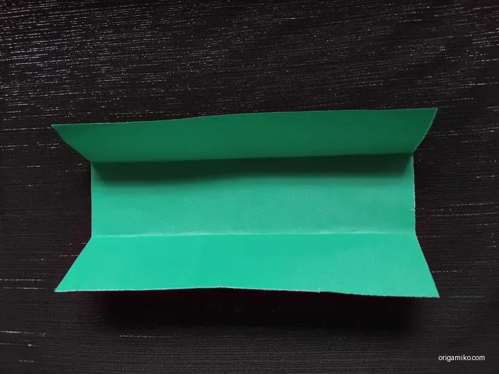 Origami basic cube step 2 a