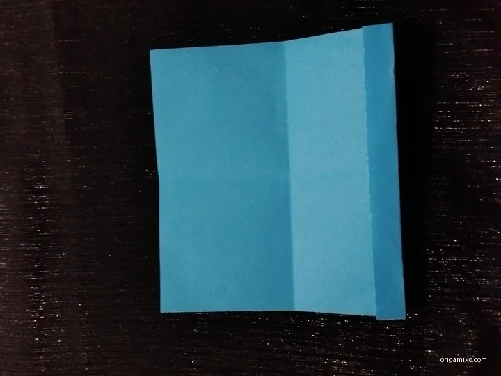 Origami bell step 3 a
