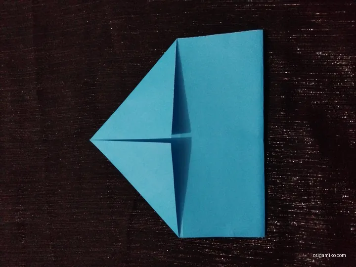 Origami bell step 3 b