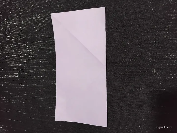Origami bow step 2 c