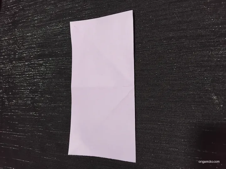 Origami bow step 2 d