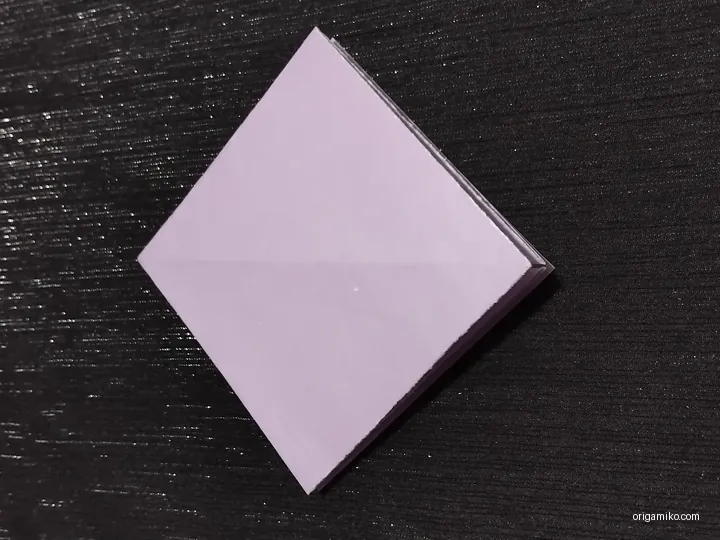 Origami bow step 3 a