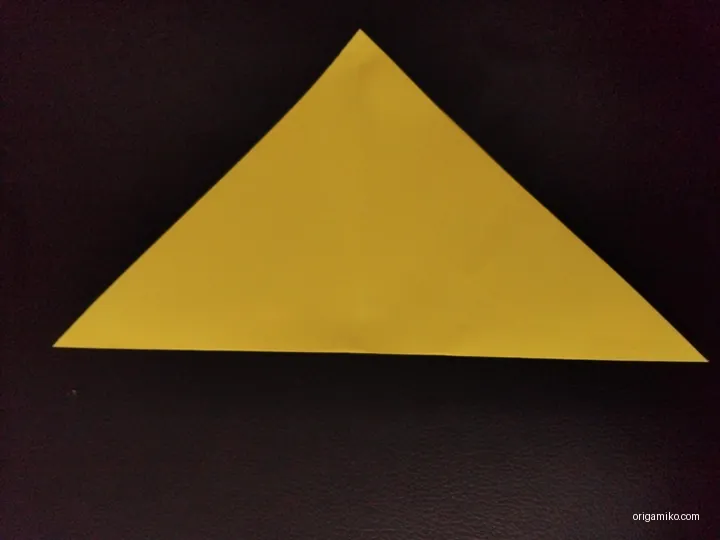 Origami dreidel step 2 b