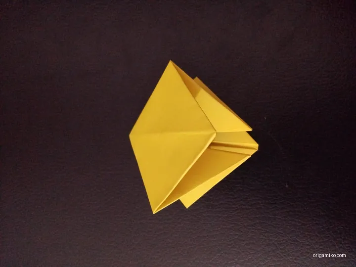 Origami dreidel step 4 a