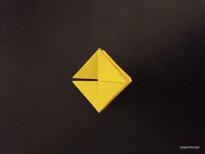 Origami dreidel step 4 b