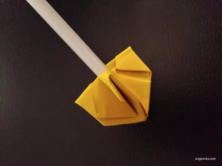 Origami dreidel step 6 a