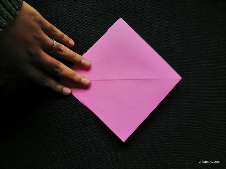 Origami harebell step 2 (a)