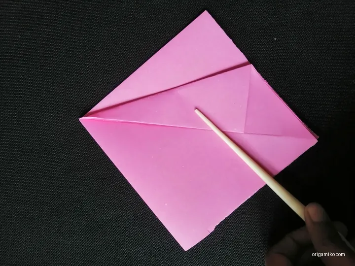 Origami harebell step 2 (c)
