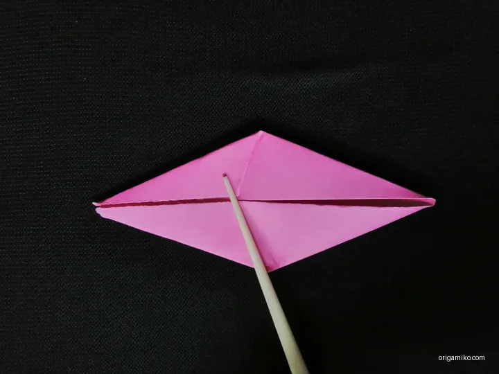 Origami harebell step 2 (g)